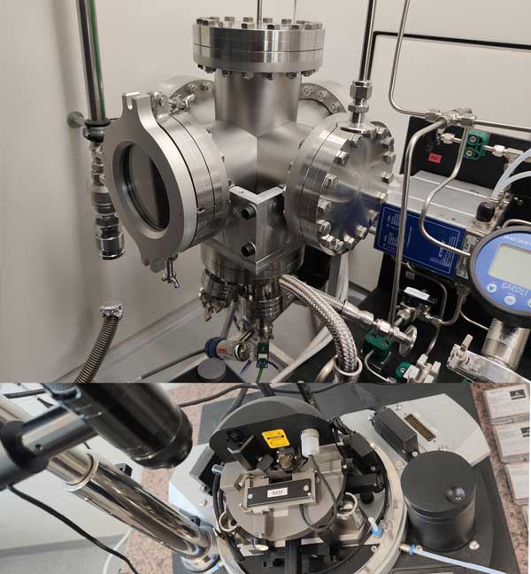 Assembly of a small MOCVD system for deposition of TMD 2D materials
